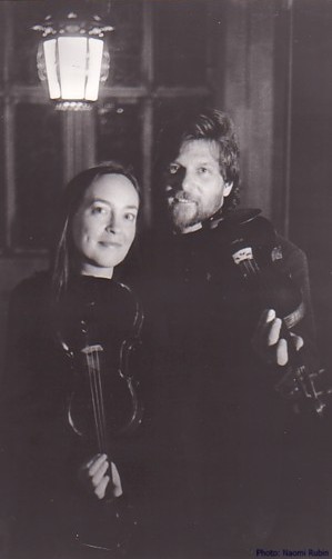 Fiddlers Billy Hardy and Beth Sweeney.